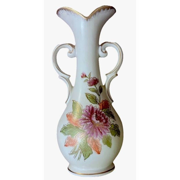 Meissen Porcelain Other - Meissen Porcelain  Vase  w/ 2 Blue Crossed Arrows Hand Painted. Gold Trim
